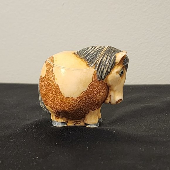 Vintage Harmony Kingdom Pot Bellys 'Tonie' Farmyard Pony Figurine - Picture 4 of 8